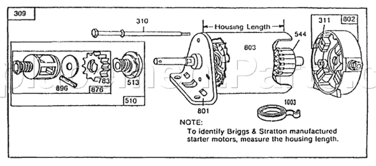 Page A Diagram and Parts List for 9451-0  Briggs and Stratton Generator